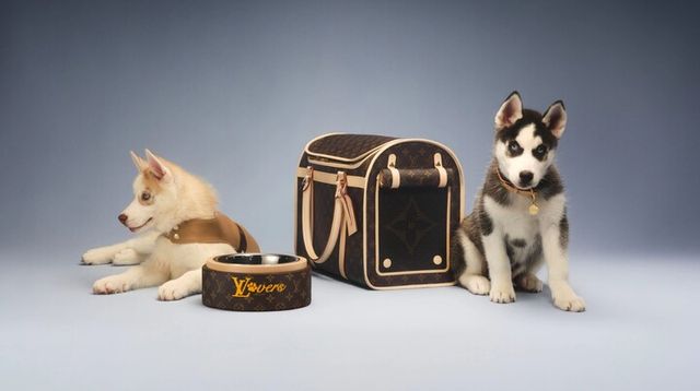 명품 브랜드들이 반려동물 양육자를 겨냥한 고급스러운 펫패션과 다양한 용품을 선보이며 시장 공략에 나섰다. 반려동물 명품 시장의 성장세는 지속될 전망이다. [사진=루이비통]