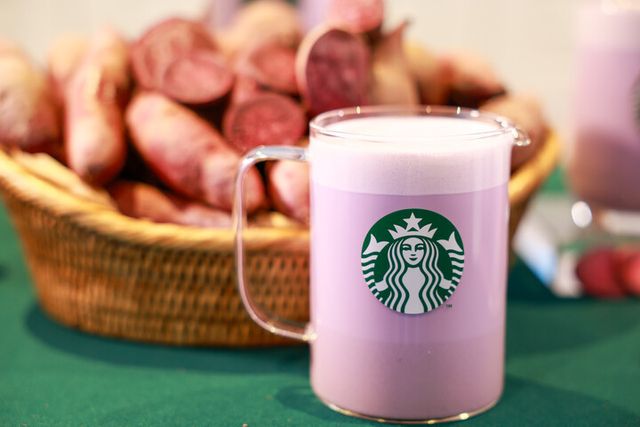 스타벅스 6차 상생음료 '해남 찐 고구마 라떼'. [사진=스타벅스 코리아]