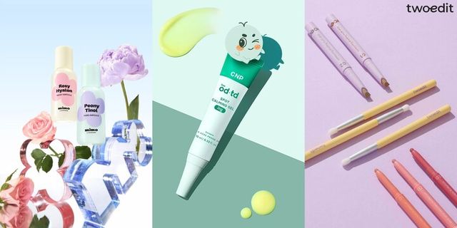 (왼쪽부터) 아모레퍼시픽 '미모 바이 마몽드', LG생활건강의 다이소 전용 제품 'CNP 바이 오디-티디 스팟 카밍 젤', 애경산업 메이크업 브랜드 '투에딧 바이(by) 루나'. [사진=각 사]