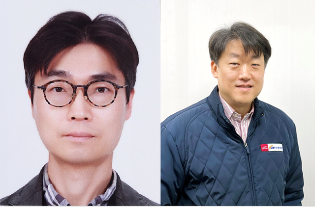 2월 엔지니어상 수상자. (왼쪽부터) 이호원 삼성전자 그룹장, 모형규 대영아이오티 CTO. [사진=과기정통부]