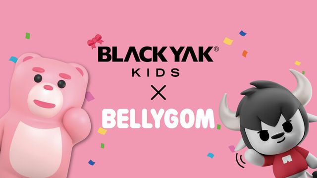 ‘블키(BLKi) X 벨리곰’ 라인 이미지. [사진=블랙야크 키즈]