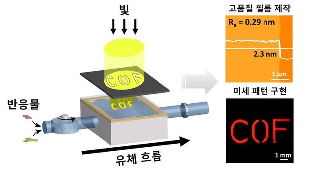 매끄러운 표면을 가진 COF 필름. [사진=GIST]