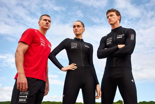 데상트 스위스 스키 워터 썸머 컬렉션 화보 이미지. [사진=데상트]