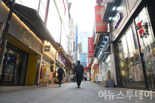 한산한 서울 중구 명동거리. [사진=이뉴스투데이DB]