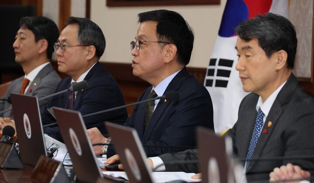 최상목 대통령 권한대행 부총리 겸 기획재정부 장관이 21일 정부서울청사에서 국무회의를 주재하며 발언하고 있다. [사진=연합뉴스]