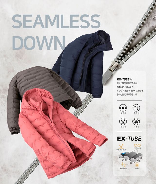 레드페이스 다운 재킷 3종. [사진=레드페이스]