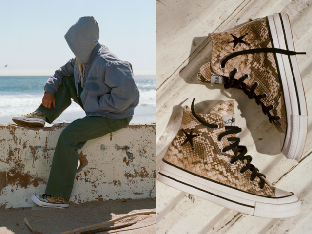 컨버스X스투시 ‘스네이크스킨 척 70’. [사진=컨버스]