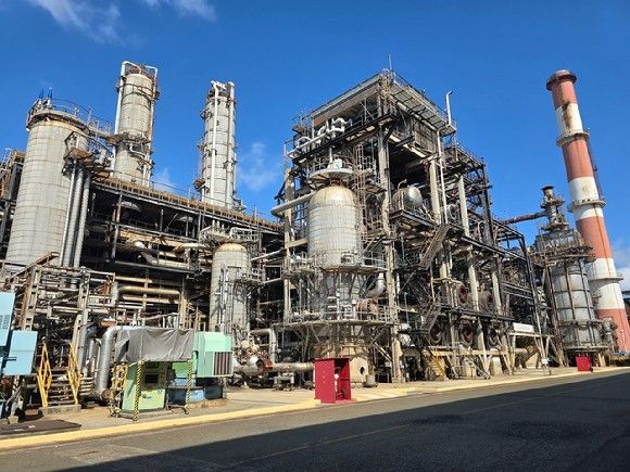 SK에너지의 지속가능항공유(SAF) 생산 설비 전경. [사진=SK이노베이션]