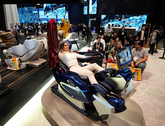 바디프랜드는 CES2025에서 AI헬스케어로봇 '733'를 공개했다. [사진=바디프랜드]