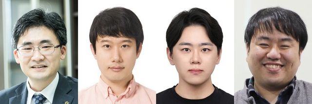 DGIST 최지웅 교수, 이상철 선임연구원, 진우철 박사과정생, TORIS 오대건 대표. [사진=