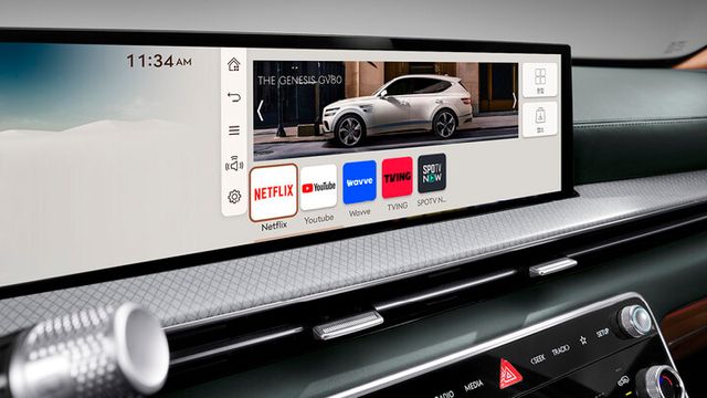 현대차그룹 인포테인먼트 시스템 ccNC. [사진=현대차그룹]