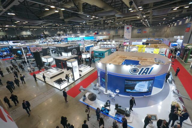 20일 일산 킨텍스 ‘서울 국제 항공우주 및 방위산업 전시회 2025(서울 ADEX)’ 부스 전경. [사진=안경선 기자]