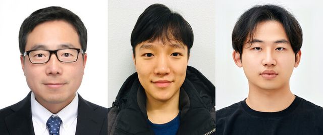 (왼쪽부터) 이재백 DGIST 박사, 바쉬로 카디리 잉글리쉬 박사과정생, 김대환·양기정 책임연구원. [사진 :&nbsp;