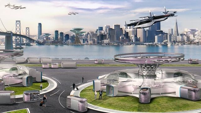 K-UAM 운용 상상도. [사진=현대자동차그룹]