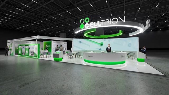 셀트리온 CPHI 부스. [사잔=셀트리온]