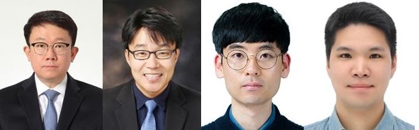(왼쪽부터) 김용철 GIST 생명과학과 교수, 박현수 의생명공학과 교수, 박수빈 생명과학과 박사, 김현 의생명공학과 박사. [사진=KAIST]