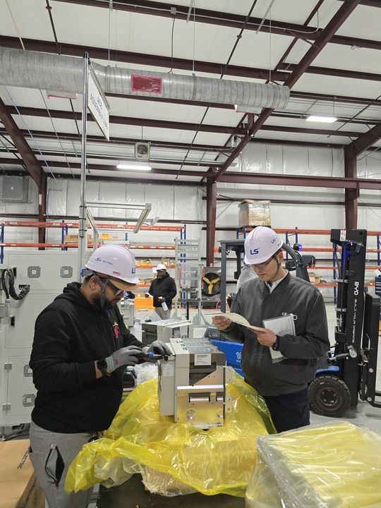 미국 텍사스주 배스트럽시에 위치한 'LS일렉트릭 배스트럽 캠퍼스' 내부.[사진=LS그룹]