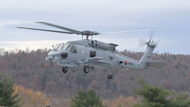 해군의 MH-60R 해상작전헬기. [사진=방위사업청]