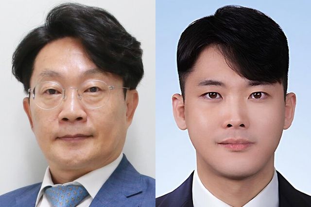 (왼측부터) DGIST 안진웅 책임연구원, 정의진 박사후연수연구원. [사진=DGIST]&nbsp;