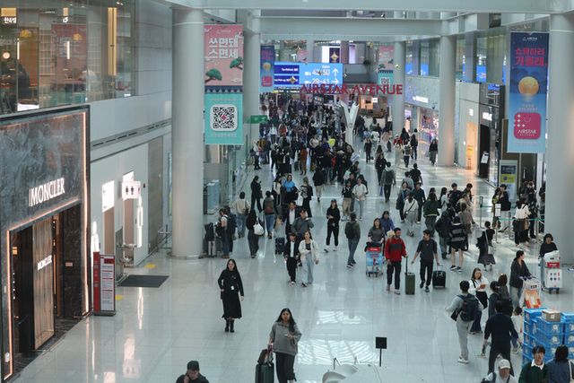 인천국제공항 제1여객터미널 내 면세구역&nbsp;[사진=연합뉴스]