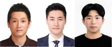 (왼쪽부터) 고려대 KU-KIST 융합대학원 황석원 교수(교신저자), 경기대 전자공학부 한원배 교수(제1저자), 고려대 KU-KIST 융합대학원 한성근 박사과정(제1저자) [사진=고려대]