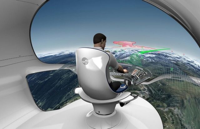 에어버스가 구상 중인 1인 조종석. [사진=에어버스]