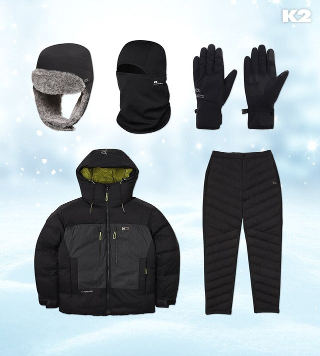K2 겨울 산행 방한 아이템. [사진=K2]