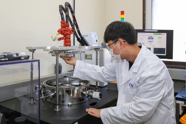 KTR 아웃가싱 특성 시험 장면.[사진=KTR]