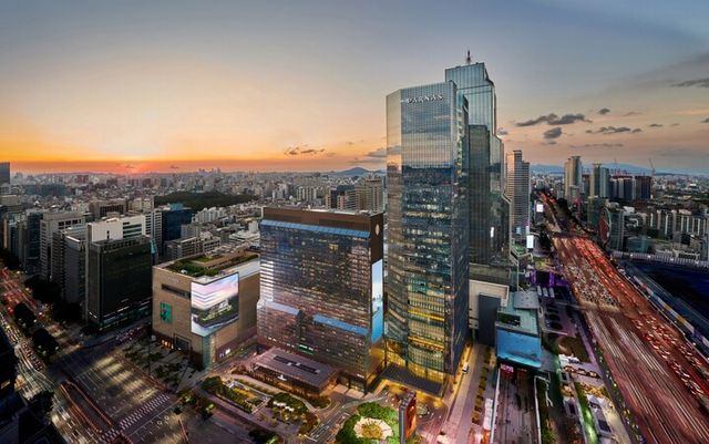 그랜드 인터컨티넨탈 서울 파르나스 및 파르나스타워. [사진=파르나스호텔]