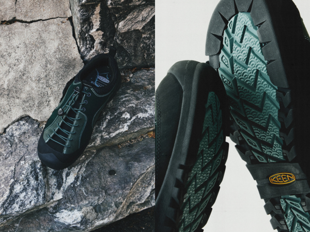 LF의 ‘킨’과 이스트로그 협업 스니커즈. [사진=LF]