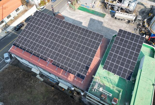 KG에코솔루션 태양광 설비. [사진=KG에코솔루션]