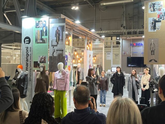 ‘이탈리아 밀라노 우니카 춘계 섬유 전시회’ 한국관. [사진=코트라]