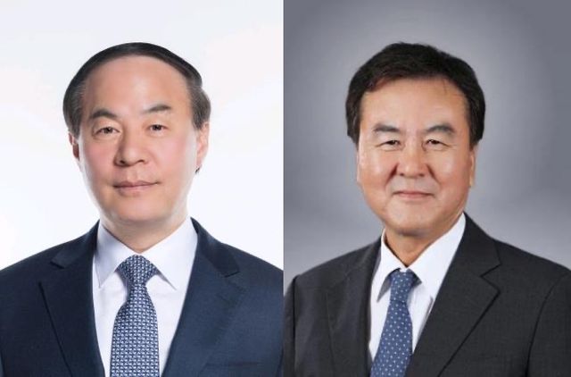 왼쪽부터 전영현 대표이사, 신제윤 이사회 의장. [사진=삼정전자]