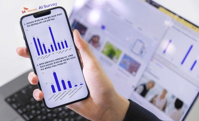 SK텔레콤이 ‘SKT AI 서베이’ 서비스를 전용 홈페이지를 통해 공개한다. [사진=SK텔레콤]