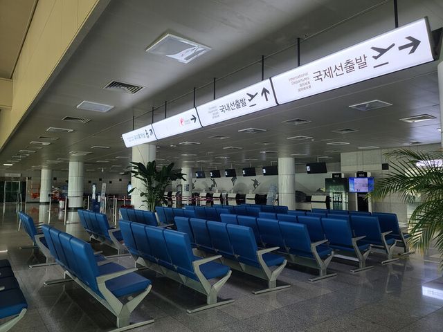 최근 한산한 분위기의 양양공항 국내선 카운터. [사진=연합뉴스]
