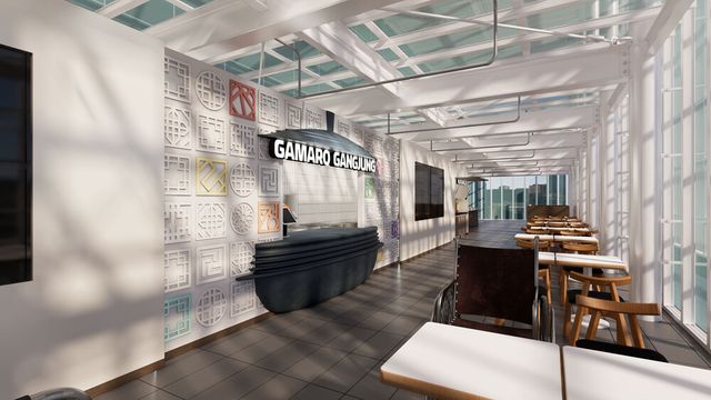 가마로강정 부스 조감도 [사진=마세다린]