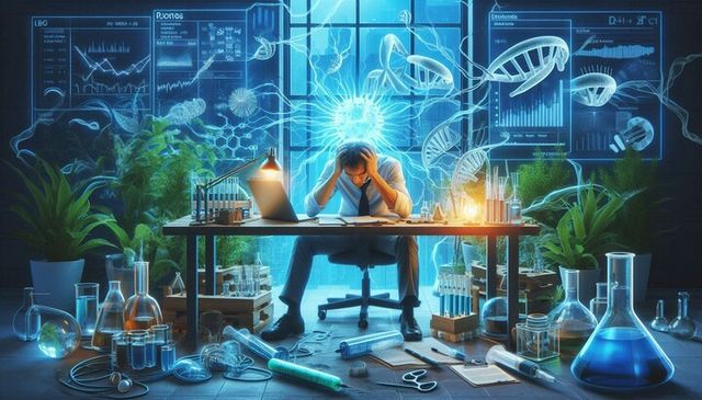 최근 미국에서는 폐업 소식을 알리는 바이오텍들이 속출하는 가운데 국내 바이오 업계도 투자와 연구개발(R&D)에서 난항을 겪으며 우려를 키우고 있다. [사진=생성형 AI 마이크로소프트 디자이너]