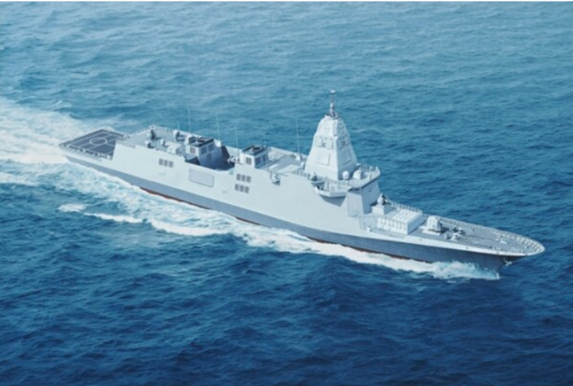 한국형 차기구축함(KDDX) 조감도. [사진=HD현대중공업]