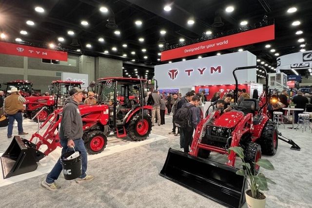 북미 최대 농기계 박람회 'NFMS 2025'에 참가한 TYM. [사진=TYM]