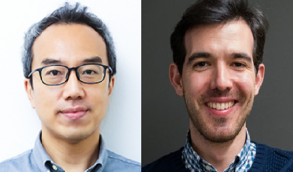 (왼쪽부터) 김세권 물리학과 교수, 자르주엘라 독일 마인츠대학 박사 [사진 =카이스트]