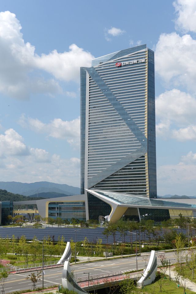 경북혁신도시에 위치한 한국전력기술 전경.[사진=한국전력기술]