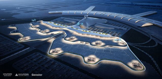 현대건설 컨소시엄이 제안한 버티포트의 콘셉트. [사진=현대건설]