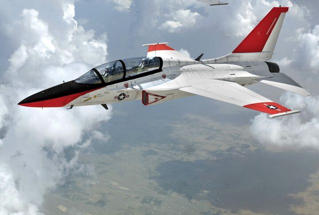 미 해군 훈련기 사업에 제안 중인 TF-50N. [사진=록히드마틴]