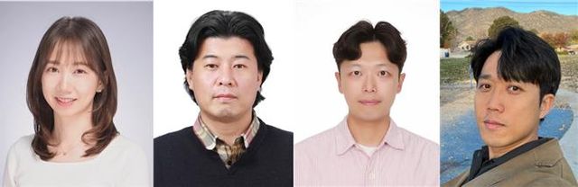 (왼쪽부터) 고려대 공수현 교수(공동 교신저자), 한양대 윤재웅 교수(공동 교신저자), 고려대 최대광 박사(공동 1저자), 한양대 이기영 박사(공동 1저자) [사진=고려대학교]