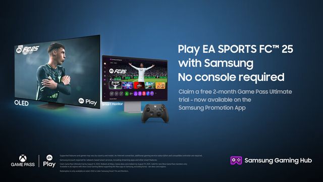 삼성전자가 삼성 게이밍 허브 통해 'EA FC 25'서비스를 론칭했다. [사진=삼성전자]