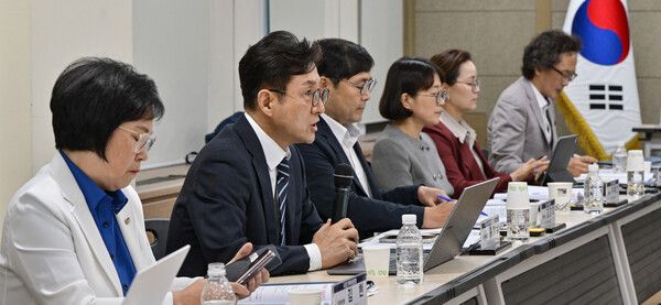 20일 정부과천청사에서 열린 국정기획위 사회2분과의 방통위 업무보고 [사진=연합뉴스]