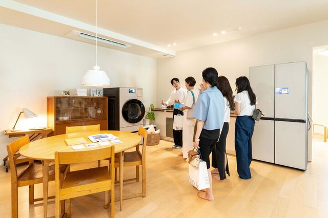 삼성전자가 ‘2025 행복작당 부산’ 전시에 참여해 비스포크 AI 가전을 선보였다. [사진=삼성전자]