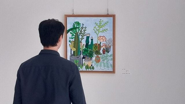 휴젤이 서초 구립 한우리정보문화센터 소속 장애예술인들 작품을 춘천 본사와 서울사무소에 전시한다. [사진=휴젤]