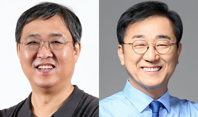 11일 이재명 대통령이 신임 문화체육관광부 장관 후보자에 최휘영 놀유니버스 대표이사(사진 왼쪽)를, 국토교통부 장관 후보자에 더불어민주당 김윤덕 의원(사진 오른쪽)을 지명했다고 강훈식 대통령 비서실장이 전했다. [사진=연합뉴스 자료사진·대통령실]