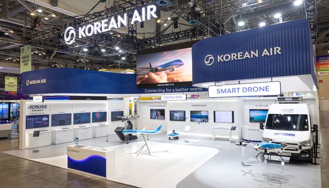 ‘2025 월드 스마트시티 엑스포(WSCE)’ 대한항공 부스 전경. [사진=대한항공]